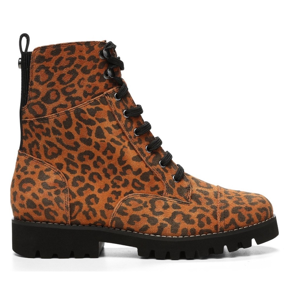 Donald Pliner New Ease Natural Leopard Boots Size 6.5 - Picture 2 of 10